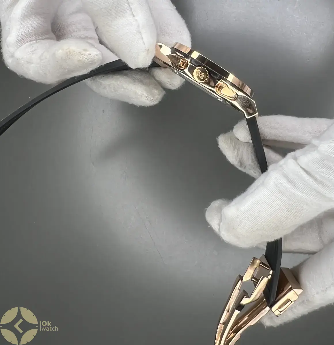 ساعت مچی هابلوت کلاسیک فیوژن کورنوگراف بند شتری مردانه Hublot Classic Fusion