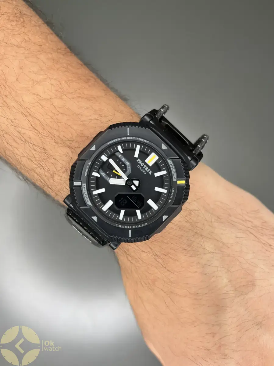 ساعت مچی کاسیو جی شاک پرو ترک تمام مشکی Casio G-shock Protrek