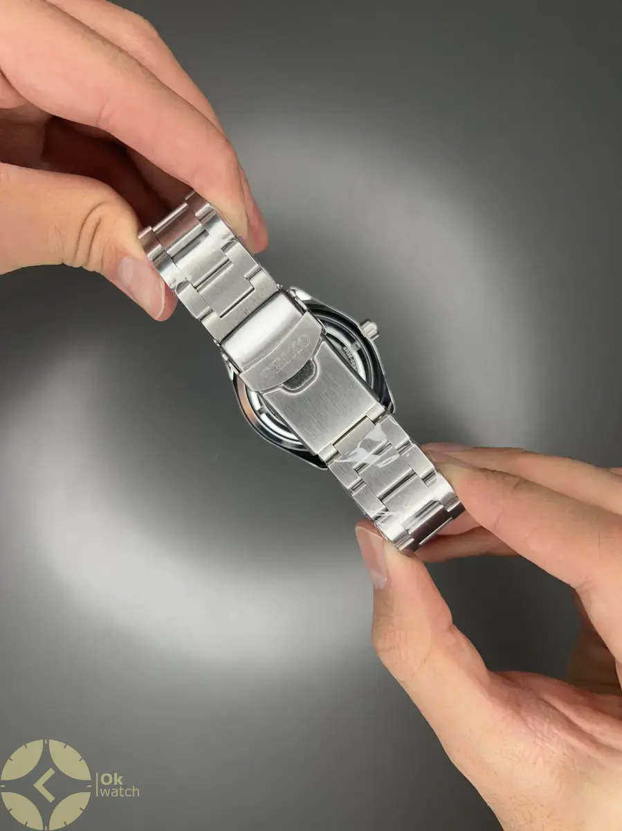 ساعت مچی سیکو 5 بند سیلور صفحه سرمه ای Seiko 5