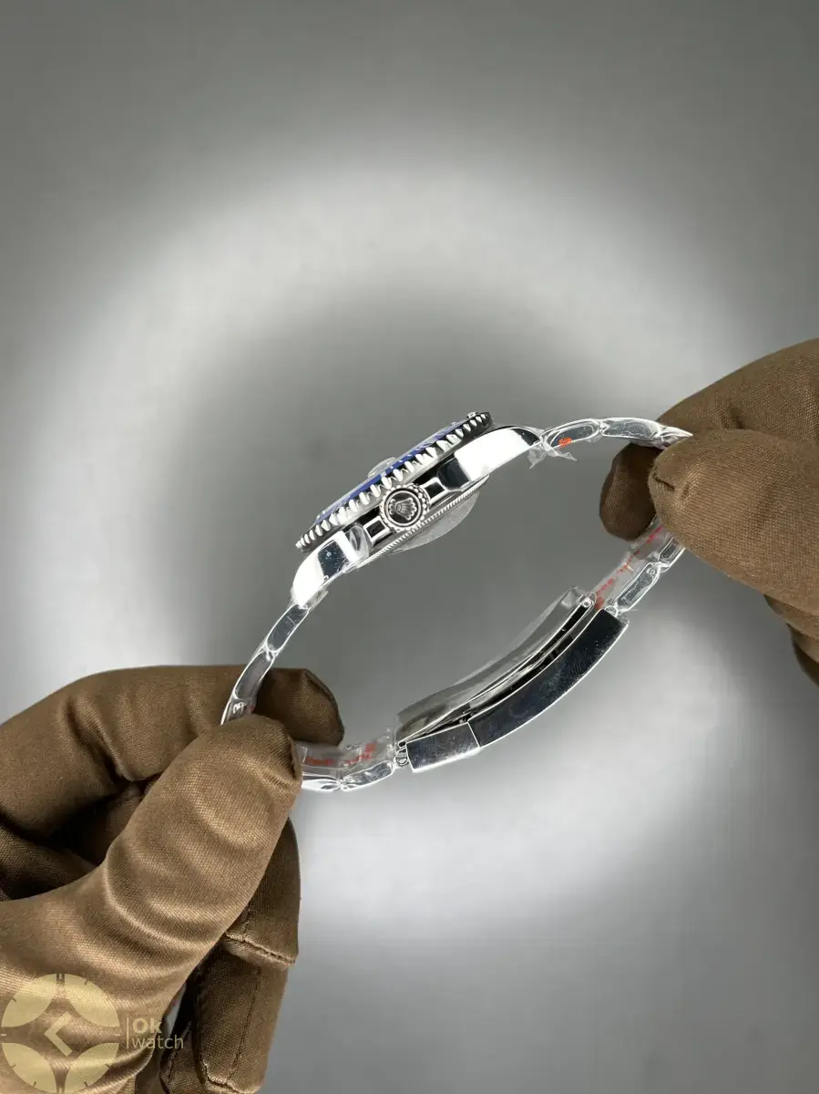 ساعت مچی رولکس سابمارینر سوئیسی سیلور بزل آبی صفحه مشکی Rolex Submariner