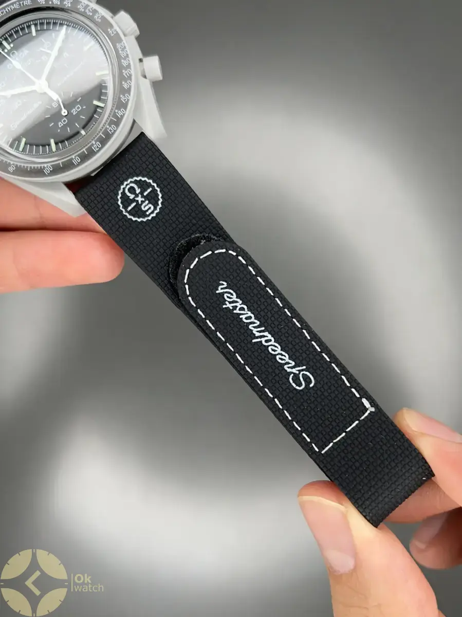 ساعت مچی امگا سواچ بند رابر ماموریت به ماه Omega x Swatch Mision to the Moon Rubber