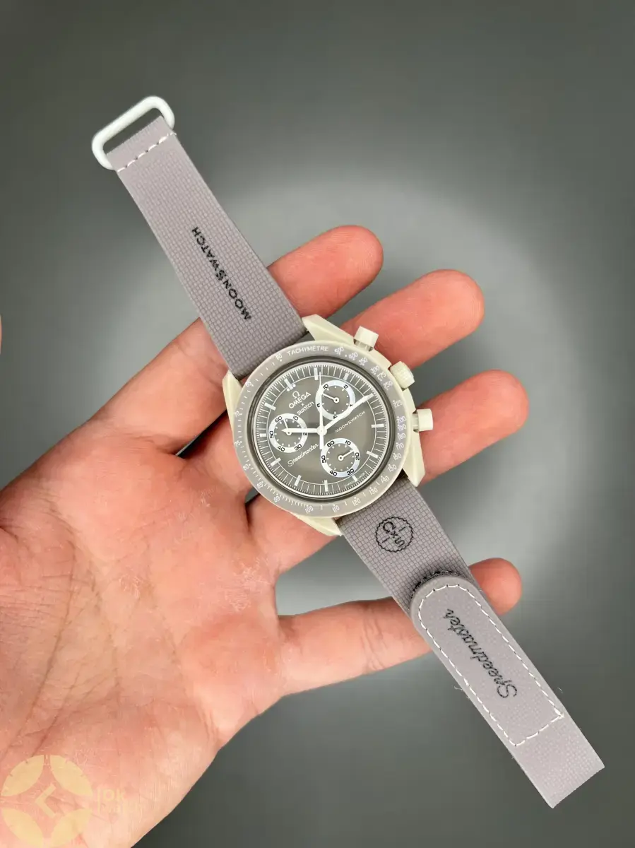 ساعت مچی امگا سواچ بند رابر ماموریت به زمین Omega x Swatch Mision to the earth Rubber
