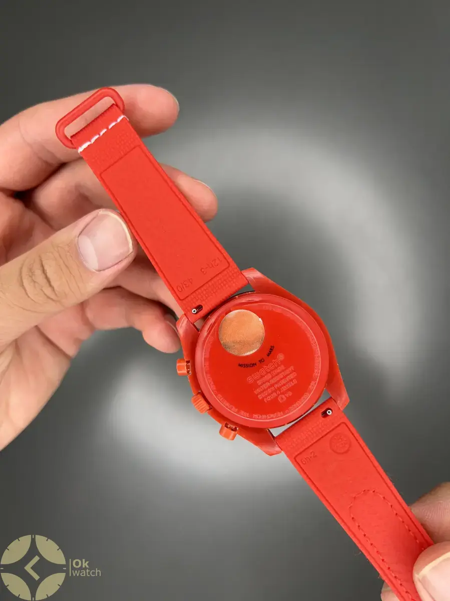 ساعت مچی امگا سواچ بند رابر ماموریت به مریخ Omega x Swatch Mision to the mars Rubber