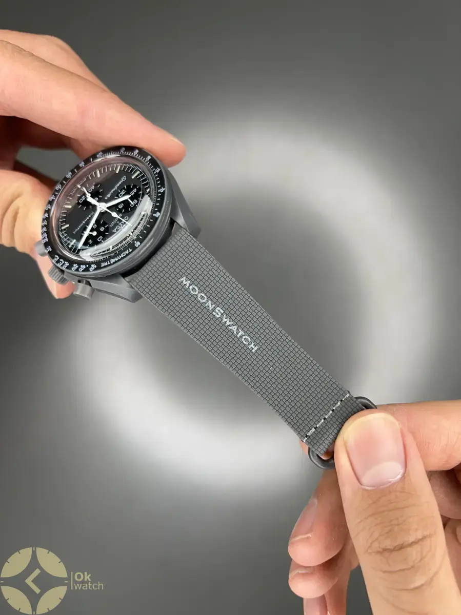 ساعت مچی امگا سواچ بند رابر ماموریت به عطارد Omega x Swatch Mision to the mercury Rubber