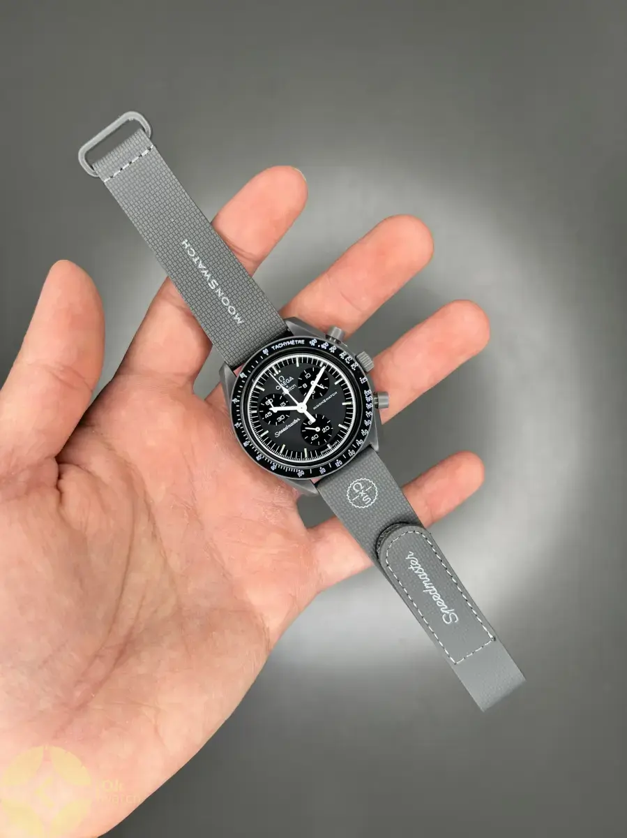 ساعت مچی امگا سواچ بند رابر ماموریت به عطارد Omega x Swatch Mision to the mercury Rubber
