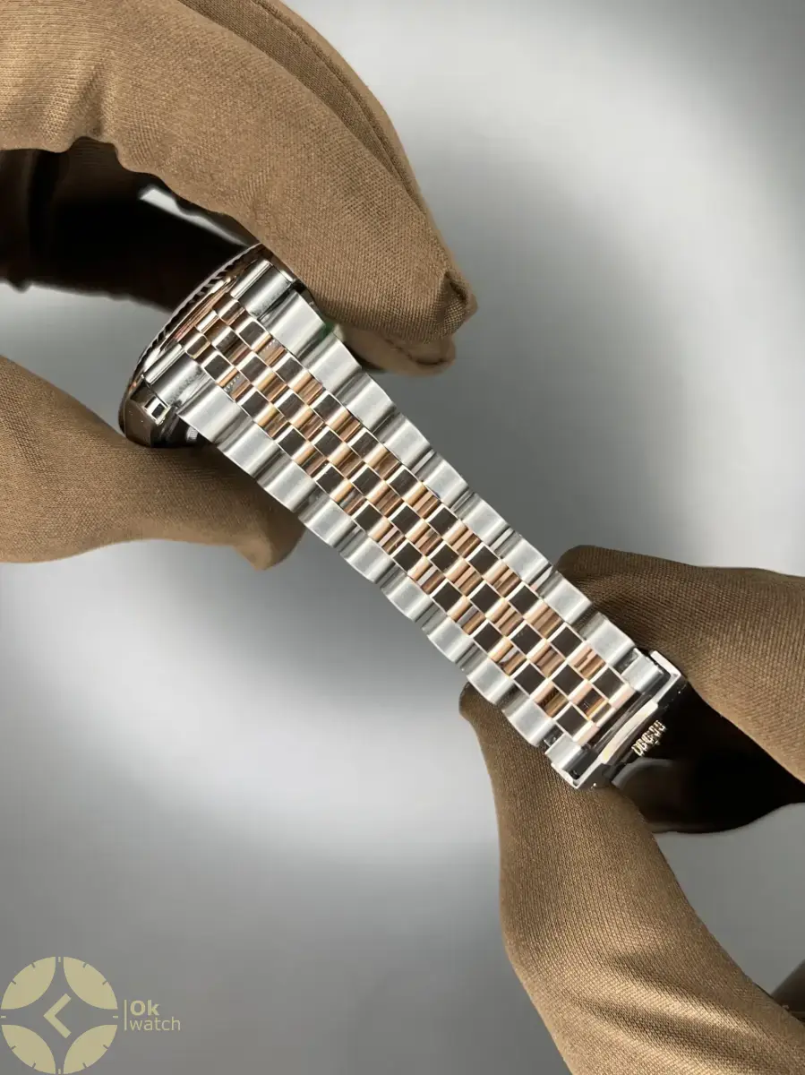 ساعت مچی رولکس دیت جاست سوئیسی سیلوررزگلد صفحه چاکلت Rolex Datejust