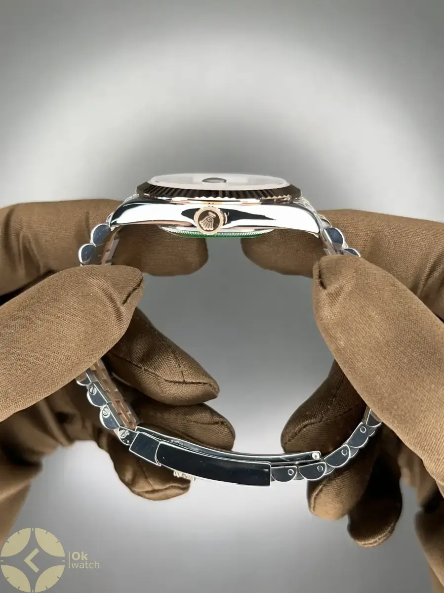 ساعت مچی رولکس دیت جاست سوئیسی سیلوررزگلد صفحه چاکلت Rolex Datejust
