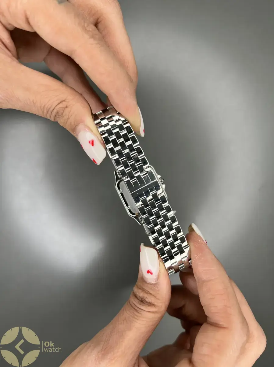 ساعت مچی کارتیه پنتر سیلور دورنگین Cartier Panthere