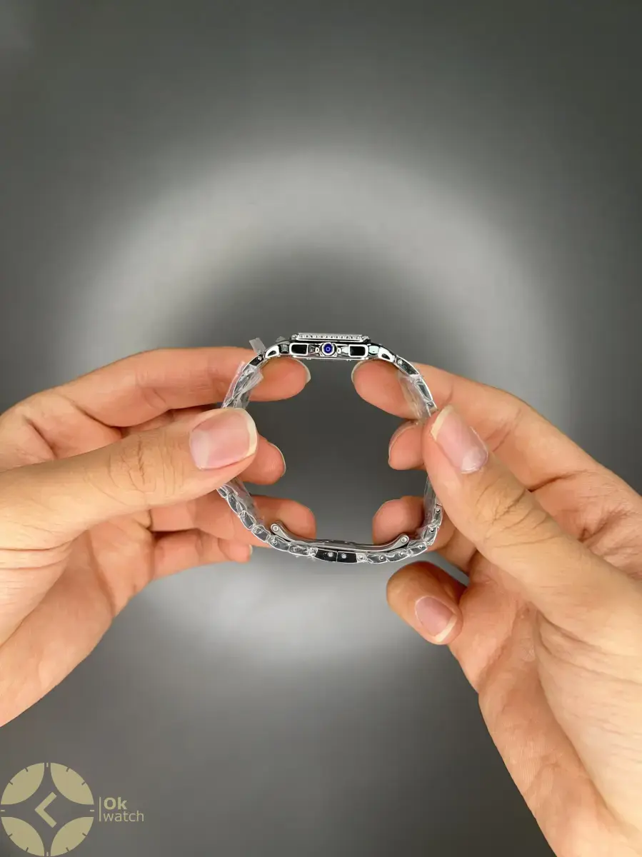 ساعت مچی کارتیه پنتر سیلور دورنگین Cartier Panthere