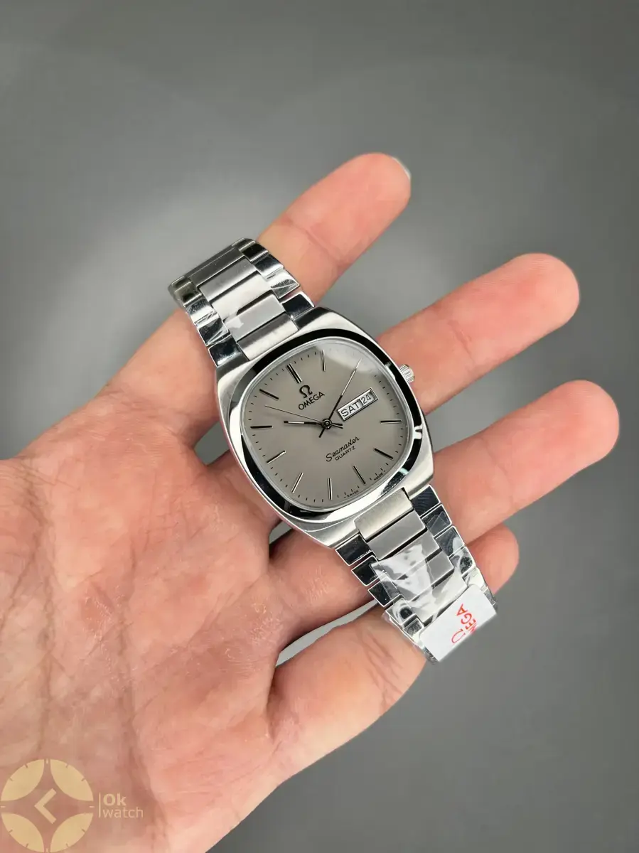 ساعت مچی امگا سیمستر نوستالژی بند سیلور صفحه طوسی Omega Seamaster