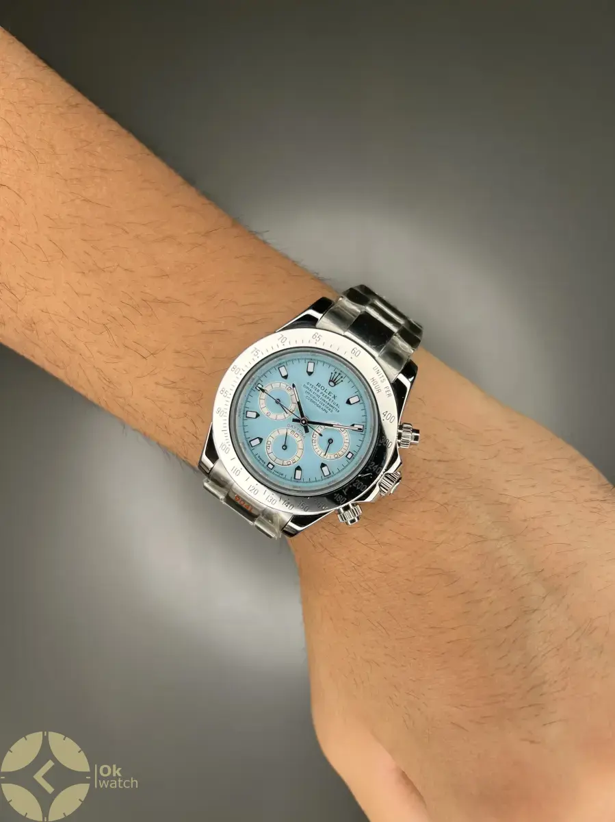 ساعت مچی رولکس دیتونا سیلور صفحه تیفانی Rolex Daytona