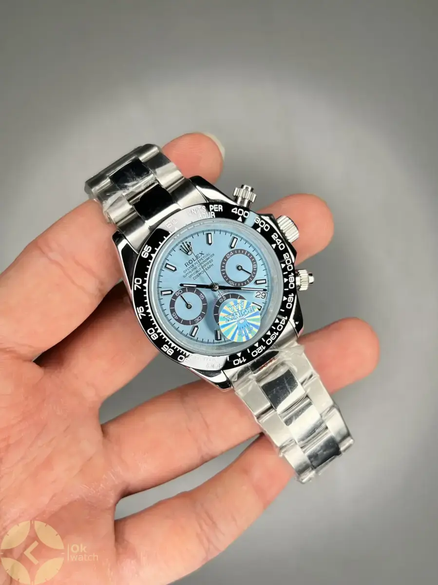ساعت مچی رولکس دیتونا سیلور صفحه تیفانی بزل مکشی Rolex Daytona