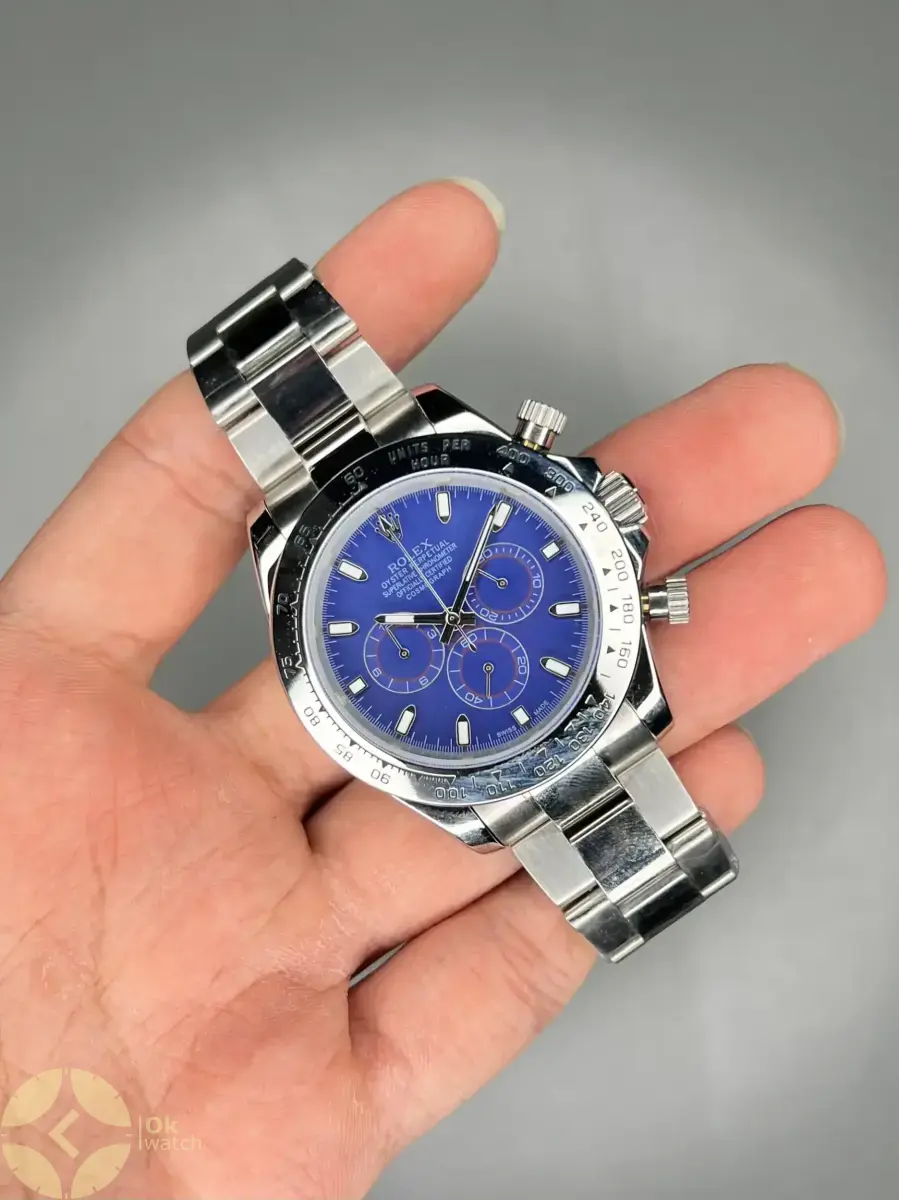 ساعت مچی رولکس دیتونا سیلور صفحه سرمه ای Rolex Daytona