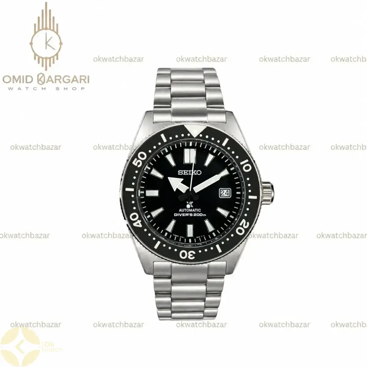 ساعت مچی سیکو پادی صفحه مشکی Seiko Padi