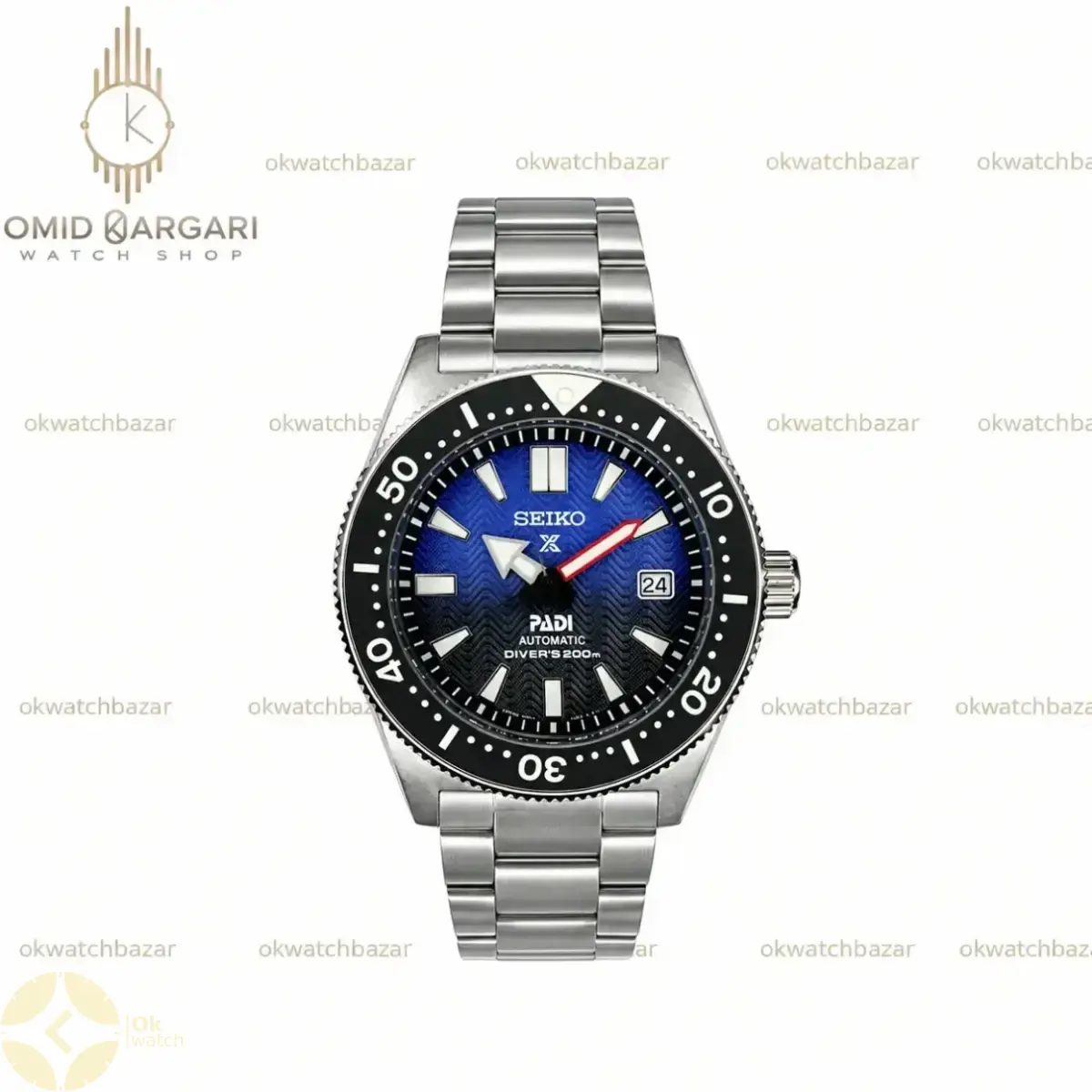 ساعت مچی سیکو پادی صفحه مشکی سرمه ای Seiko Padi