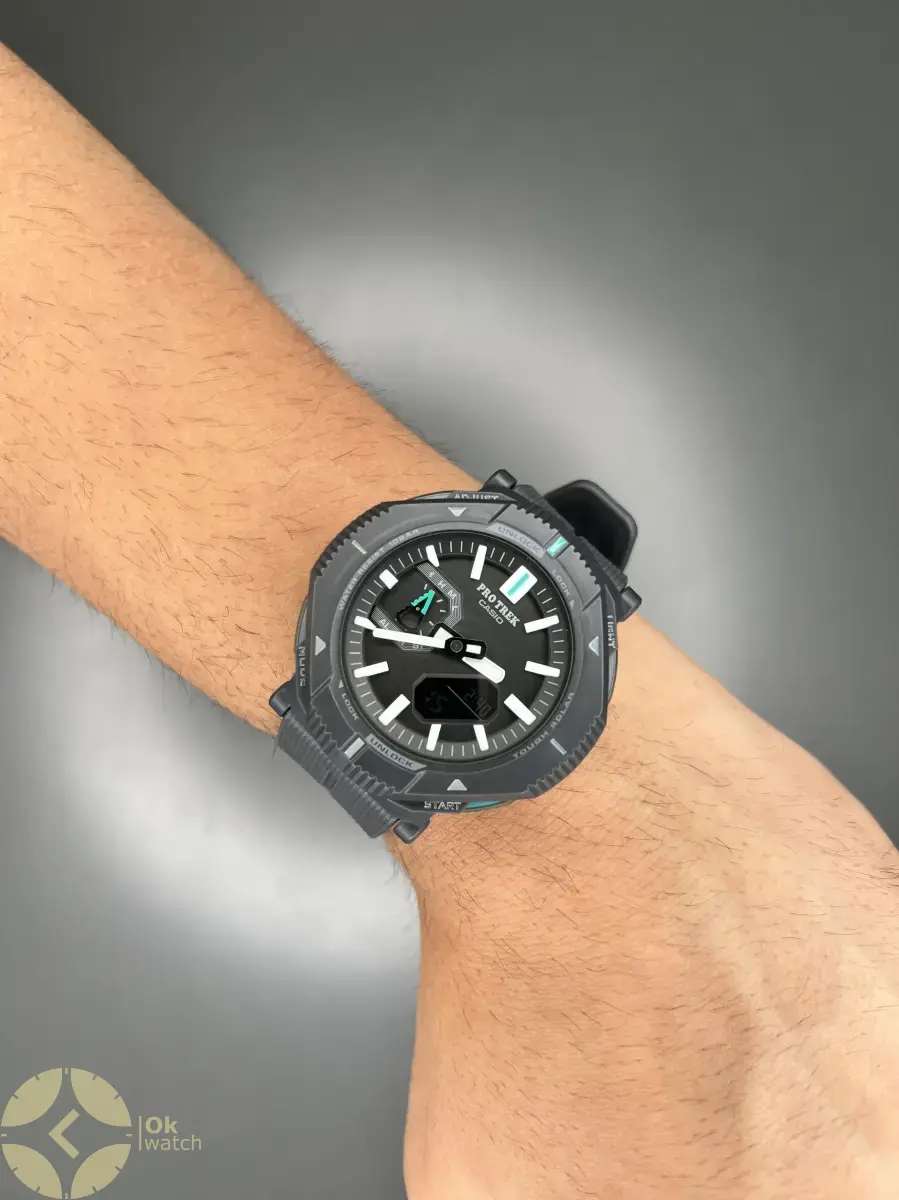 ساعت مچی کاسیو جی شاک پروترک بند رابر مشکی Casio G-shock Protrek PRJ-B001-1