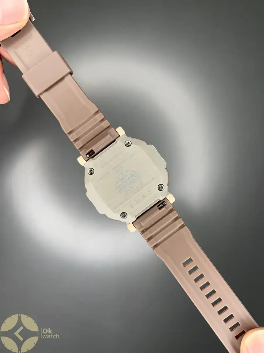 ساعت مچی کاسیو جی شاک پروترک بند رابر قهوه ای Casio G-shock Protrek PRJ-B001-5